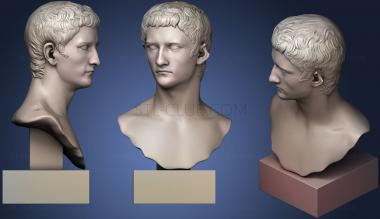 3D model Caligula Bust (STL)